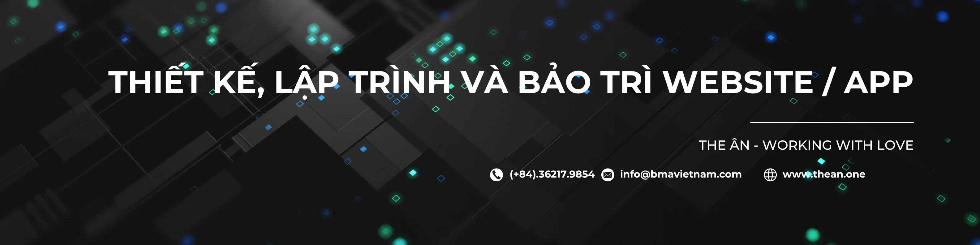 Thiết kế, lập trình và bảo trì website / app