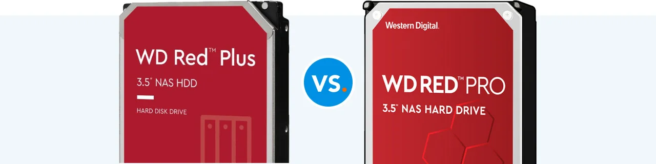 Dòng sản phẩm ổ cứng WD Red Plus và Red Pro. Ảnh: Western Digital