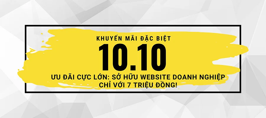 🔥 ƯU ĐÃI CỰC LỚN: THIẾT KẾ WEBSITE DOANH NGHIỆP CHỈ VỚI 7 TRIỆU ĐỒNG! 🔥